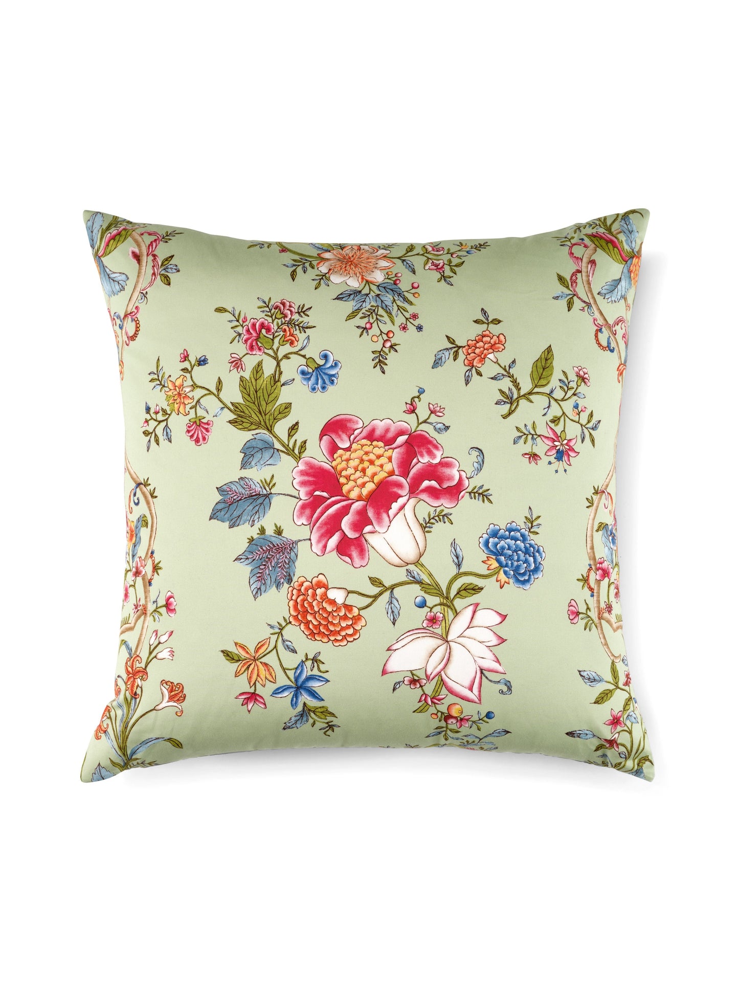 SCALAMANDRE PILLOWS   FLORAL 
FRETWORK / LATTICE SQUARE    - SC 0003SDDK16648 NEW SKU # SCSDDK166480003