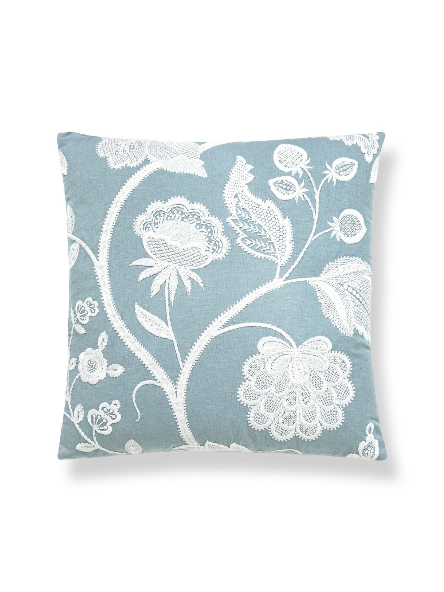 SCALAMANDRE PILLOWS   BOTANICAL / FOLIAGE 
FLORAL SQUARE    - SC 0003SDDK27151 NEW SKU # SCSDDK271510003
