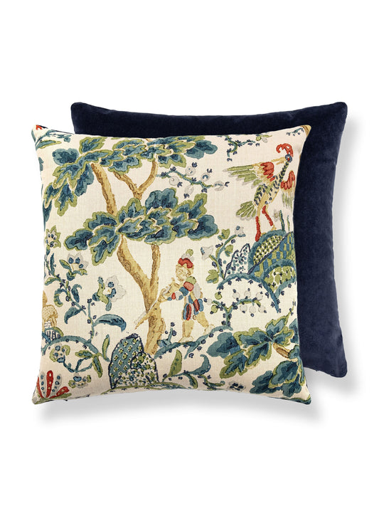 SCALAMANDRE PILLOWS   BIRD / ANIMAL 
BOTANICAL / FOLIAGE 
CHINOISERIE 
SCENIC SQUARE    - SC 0003TDDK16590 NEW SKU # SCTDDK165900003