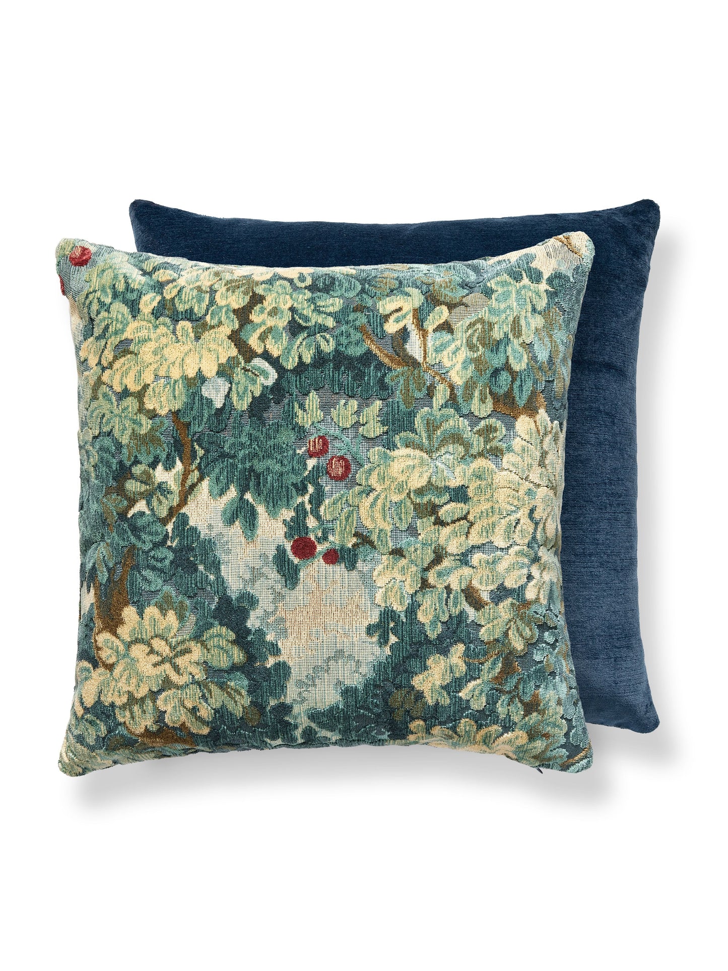 SCALAMANDRE PILLOWS   BOTANICAL / FOLIAGE SQUARE    - SC 0003TDDK26420 NEW SKU # SCTDDK264200003