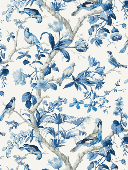 SCALAMANDRE  BELIZE BIRD , ANIMAL 
BOTANICAL , FOLIAGE 
FLORAL PORCELAIN   - SC 0003WP88381 NEW SKU # SCWP883810003
