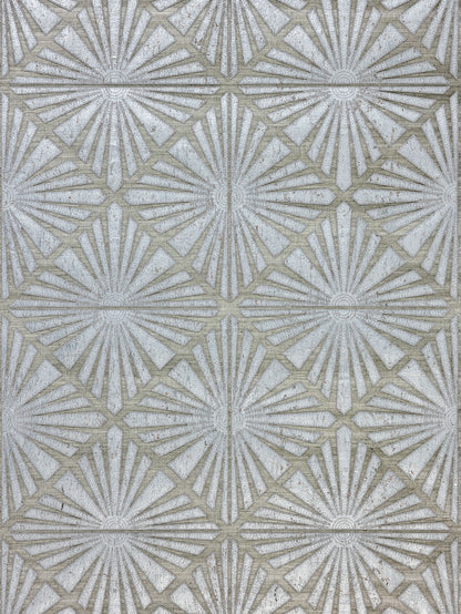 SCALAMANDRE  MILAN DIAMOND GRASSCLOTH DIAMOND , OGEE 
GEOMETRIC PEWTER   - SC 0003WP88556 NEW SKU # SCWP885560003