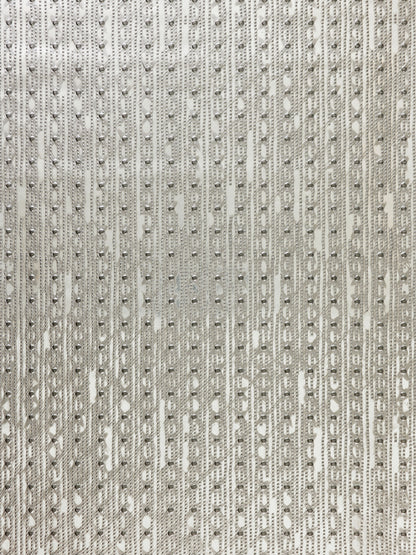 SCALAMANDRE  KNIGHT WALLCOVERING ABSTRACT 
DOTS , CIRCLES 
TEXTURE STERLING   - SC 0003WP88559 NEW SKU # SCWP885590003