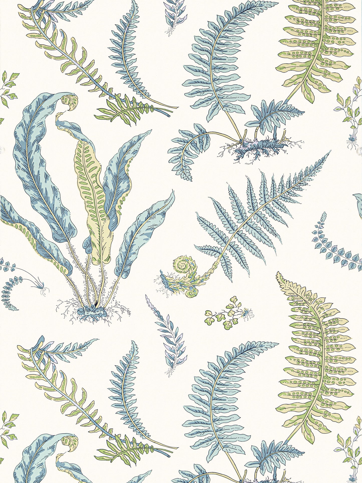 SCALAMANDRE  ELSIE DE WOLFE WALLCOVERING BOTANICAL , FOLIAGE BEACH GLASS   - SC 0003WP88592D NEW SKU # SCWP88592D0003