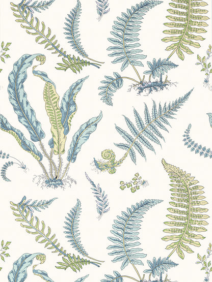 SCALAMANDRE  ELSIE DE WOLFE WALLCOVERING BOTANICAL , FOLIAGE BEACH GLASS   - SC 0003WP88592D NEW SKU # SCWP88592D0003