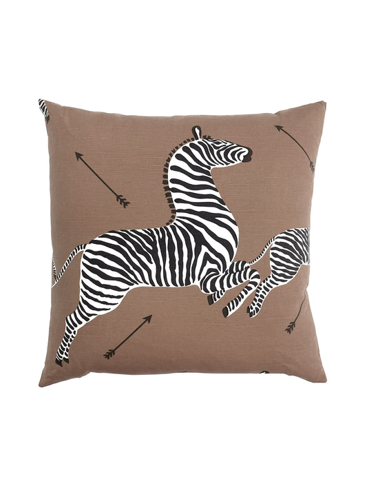 SCALAMANDRE PILLOWS   BIRD / ANIMAL SQUARE    - SC 0003ZEBRAPILL