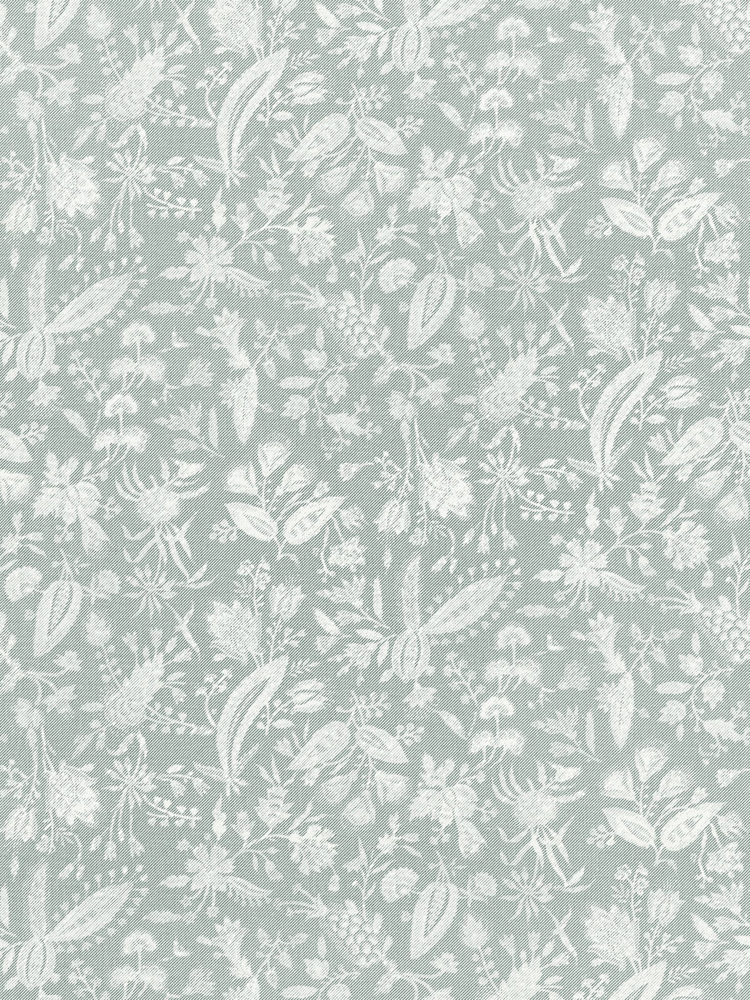 SCALAMANDRE  TULIA LINEN PRINT FABRIC MINERAL   - SC 000416605