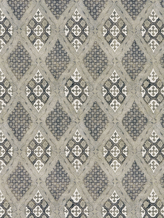 SCALAMANDRE  FARRAH PRINT FABRIC TRUFFLE   - SC 000416626