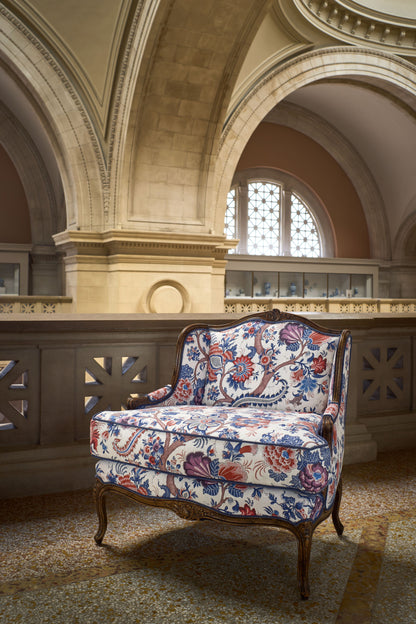 SCALAMANDRE  METROPOLITAN PALAMPORE PRINT FABRIC RED MULTI   - SC 000416649 NEW SKU # SC166490004