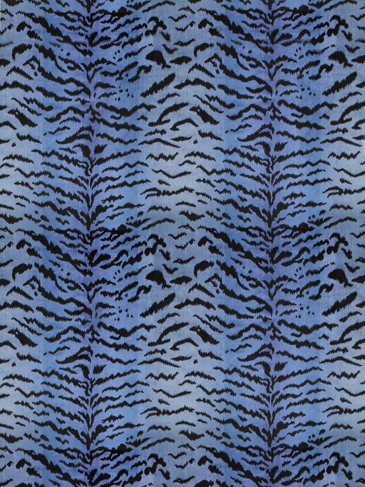 SCALAMANDRE  TIGRE FABRIC BLUES & BLACK   - SC 000426167MMA