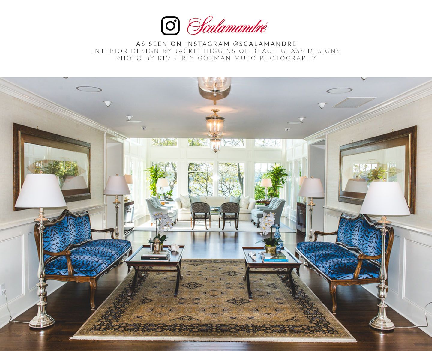 Scalamandré Tigre Blues & Black Cut Velvet Fabric showcasing a bold tiger stripe pattern in deep blues and black, ideal for luxury upholstery projects