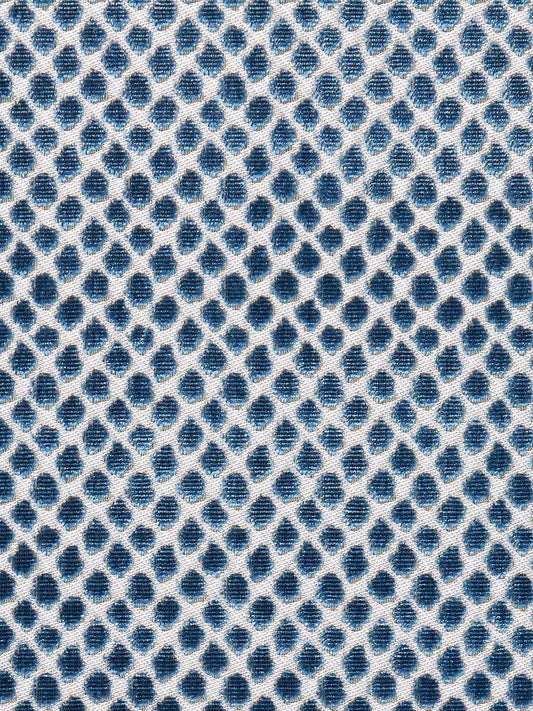 SCALAMANDRE  ETOSHA VELVET FABRIC BLUESTONE   - SC 000427022