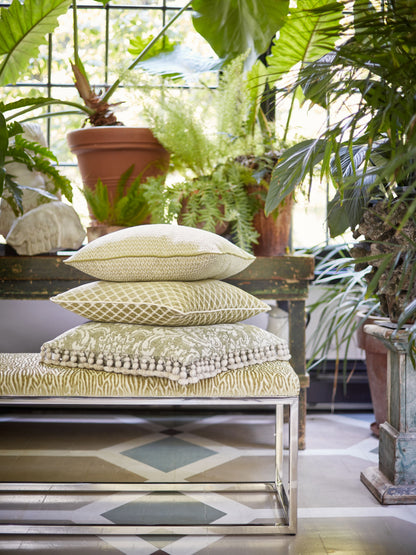 SCALAMANDRE  TRISTAN WEAVE FABRIC FERN   - SC 000427101 NEW SKU # SC271010004