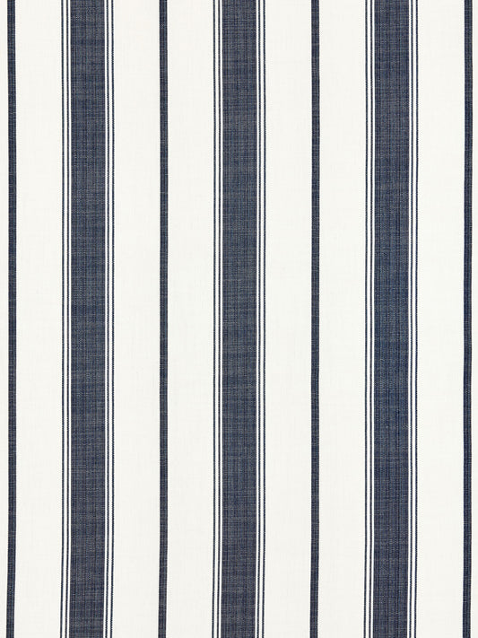 SCALAMANDRE  SCONSET STRIPE FABRIC INDIGO   - SC 000427110