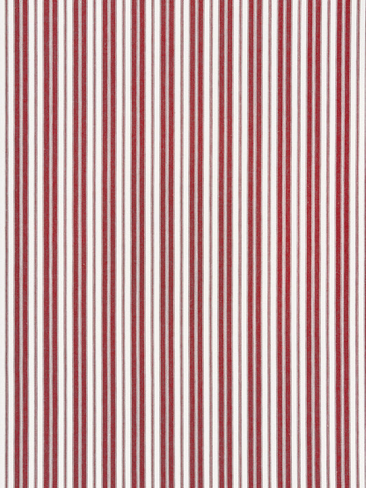 SCALAMANDRE  DEVON TICKING STRIPE FABRIC CURRANT   - SC 000427115