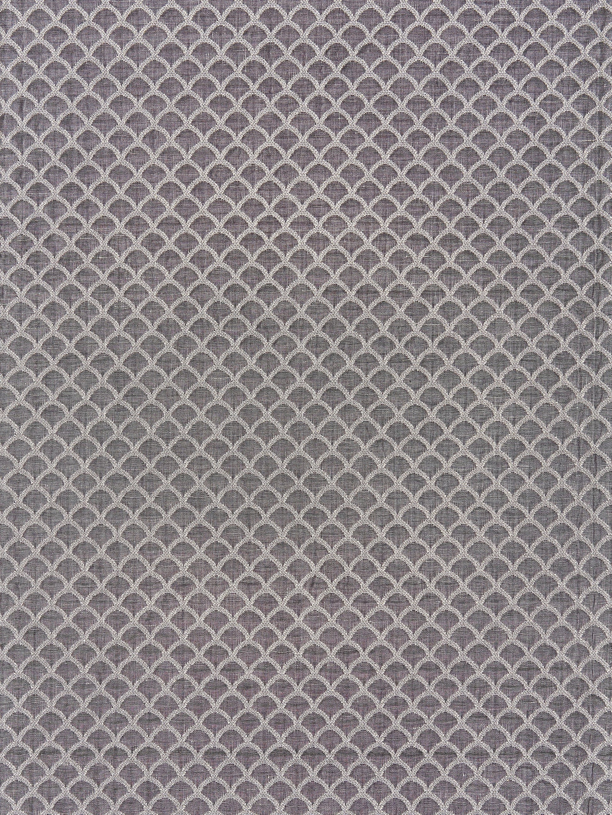 SCALAMANDRE  SCALLOP WEAVE FABRIC SMOKE   - SC 000427137