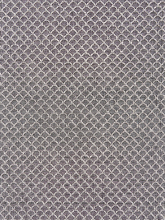 SCALAMANDRE  SCALLOP WEAVE FABRIC SMOKE   - SC 000427137