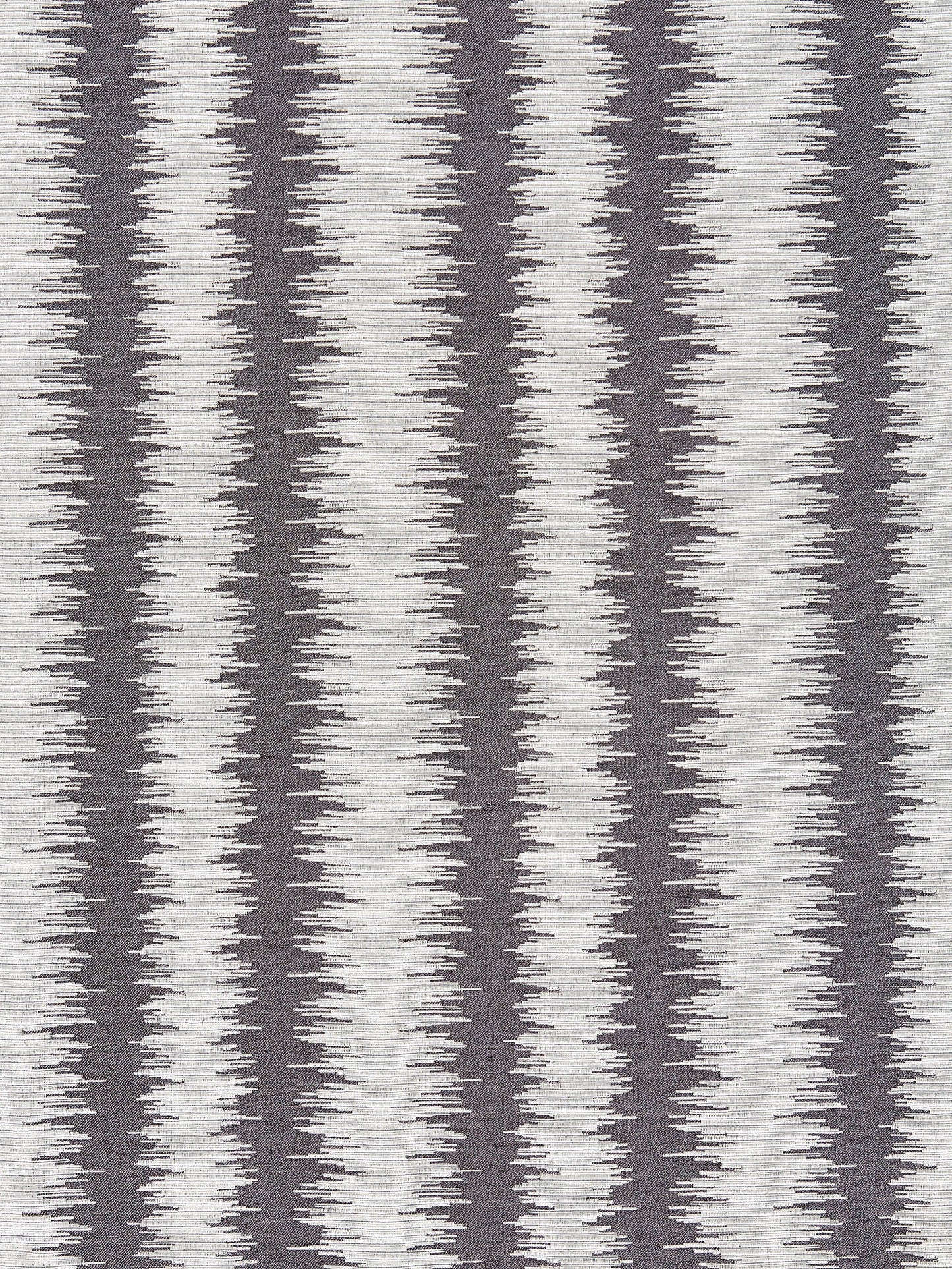 SCALAMANDRE  KONYA IKAT STRIPE FABRIC GRAPHITE   - SC 000427138