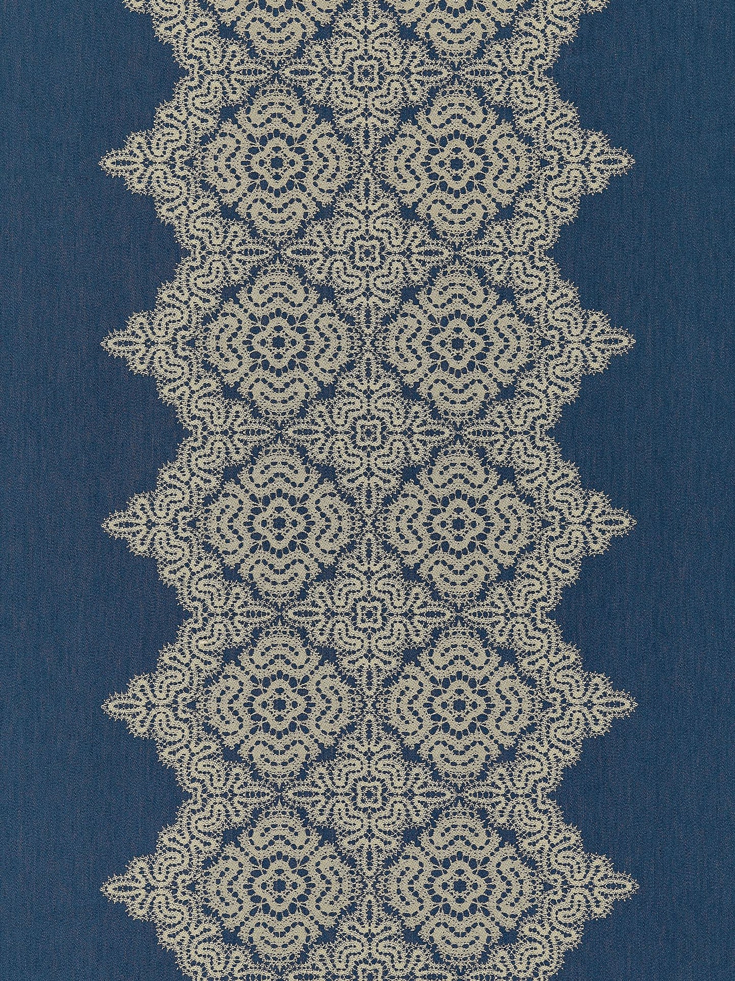 SCALAMANDRE  JOSEPHINE FABRIC INDIGO   - SC 000427168