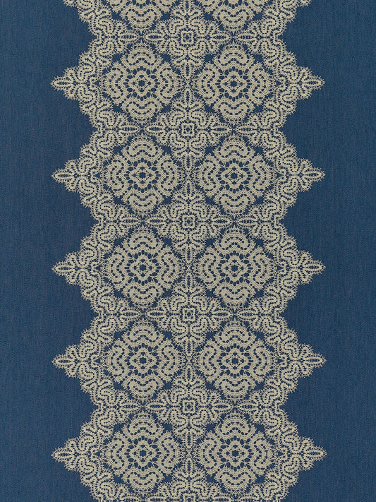 SCALAMANDRE  JOSEPHINE FABRIC INDIGO   - SC 000427168