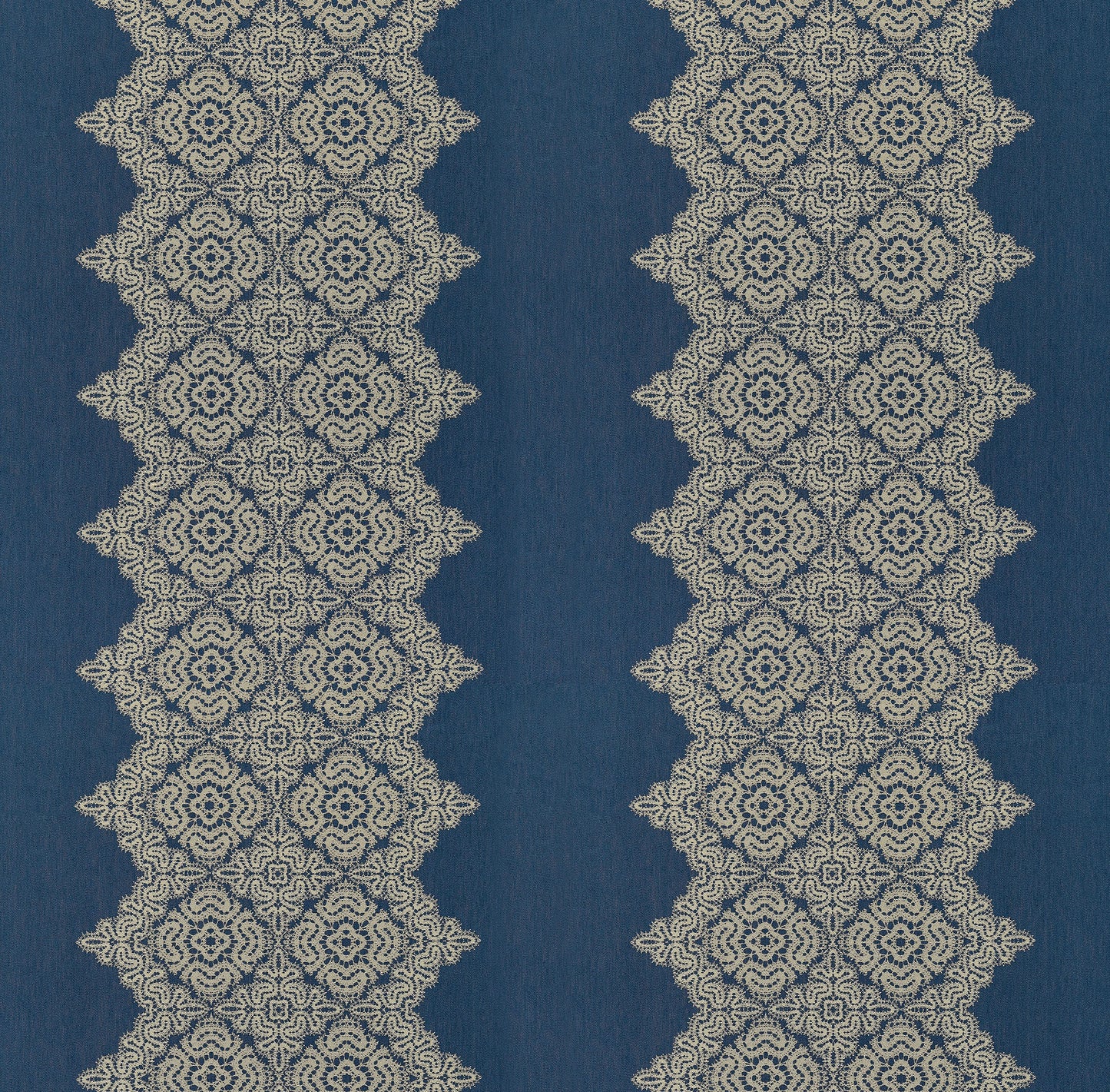SCALAMANDRE  JOSEPHINE FABRIC INDIGO   - SC 000427168 NEW SKU # SC271680004