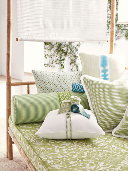 SCALAMANDRE  BALI FLORAL FABRIC PALM   - SC 000427195 NEW SKU # SC271950004