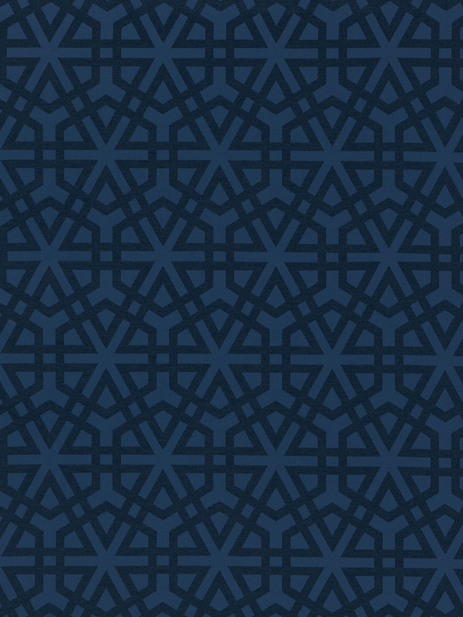 SCALAMANDRE  LISBON WEAVE FABRIC INDIGO   - SC 000427198