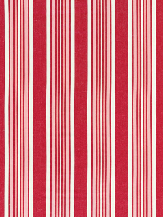 SCALAMANDRE OUTLET  FABRIC STRADA STRIPE  FABRIC POPPY   - SC 000427220