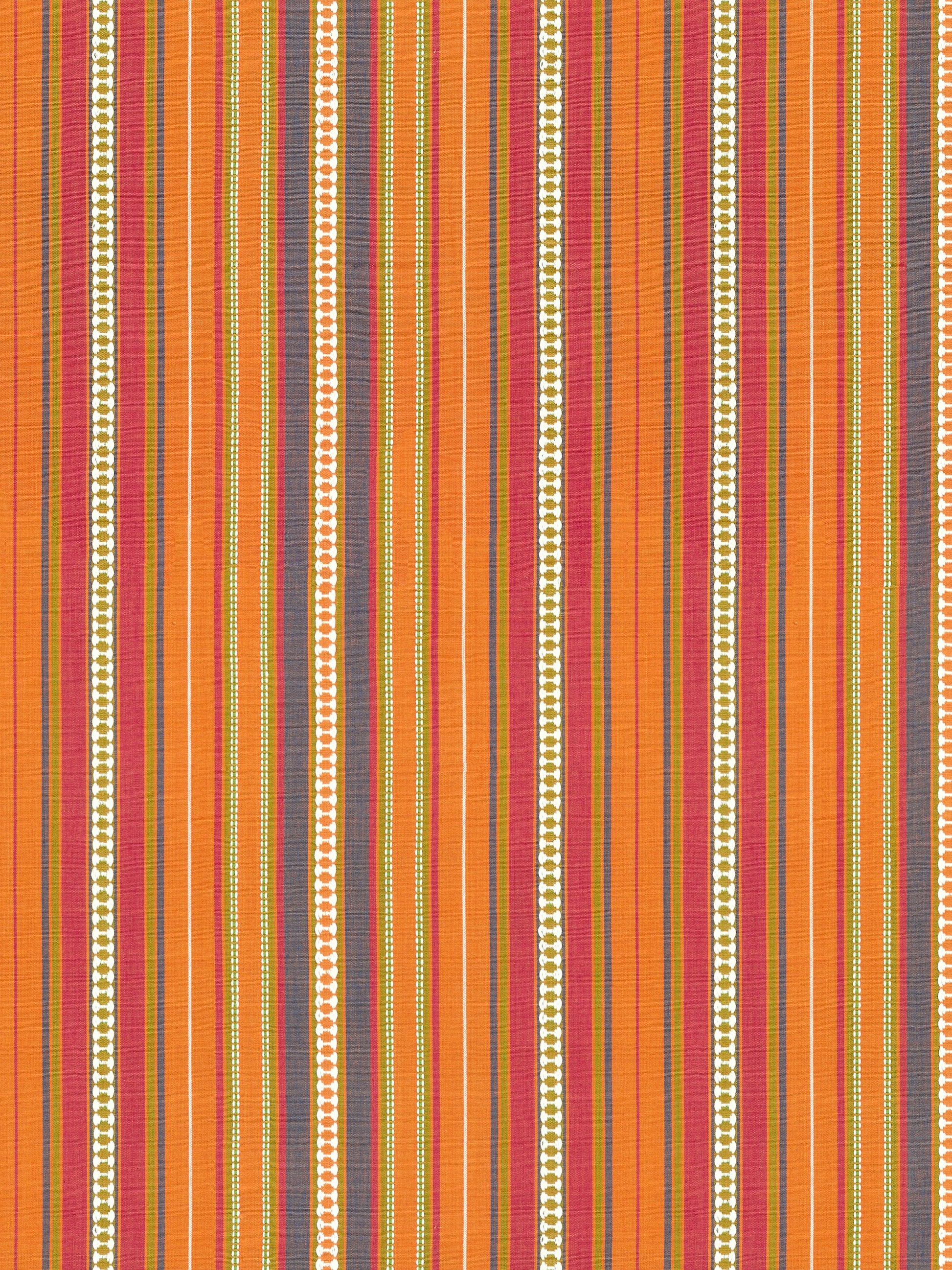 SCALAMANDRE  NILE STRIPE FABRIC SUMMER CITRUS   - SC 000427253