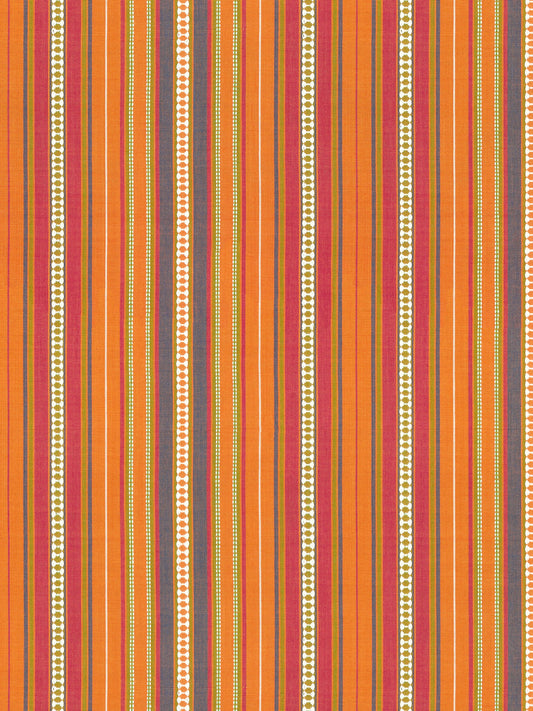 SCALAMANDRE  NILE STRIPE FABRIC SUMMER CITRUS   - SC 000427253