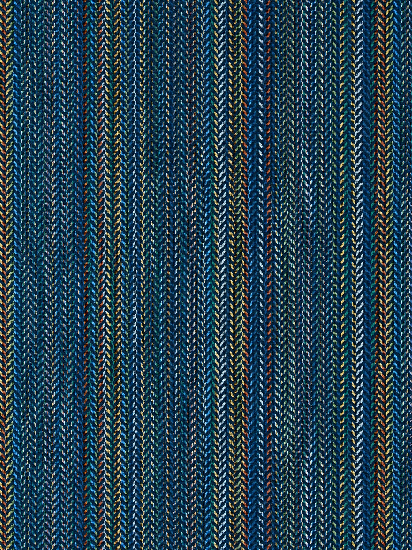 SCALAMANDRE  ARROW STRIPE FABRIC COBALT   - SC 000427254