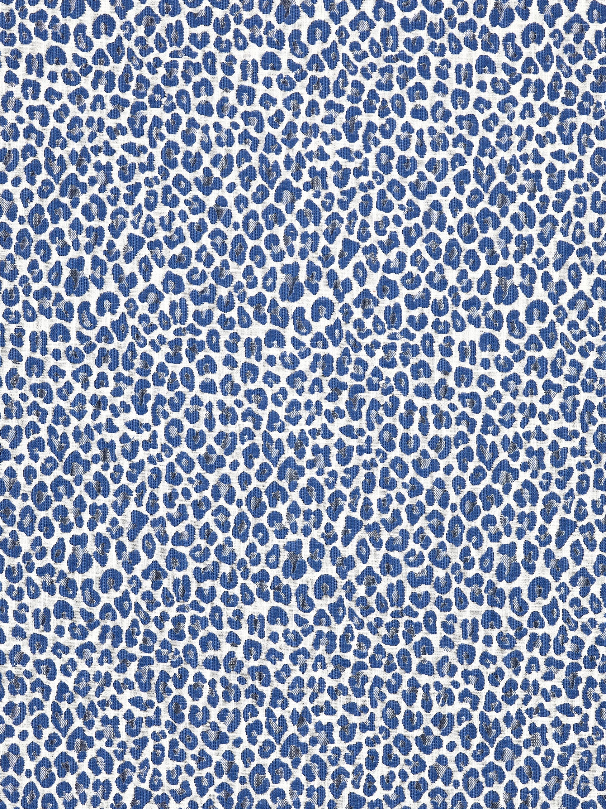 SCALAMANDRE  BACKYARD BENGAL FABRIC COBALT   - SC 000427316