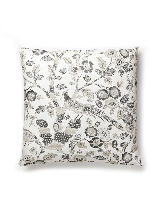 SCALAMANDRE PILLOWS   BIRD / ANIMAL 
FLORAL SQUARE    - SC 0004ANISPILL