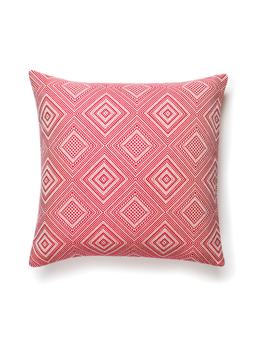 SCALAMANDRE PILLOWS   DIAMOND / OGEE 
GEOMETRIC SQUARE    - SC 0004ANTGPILL