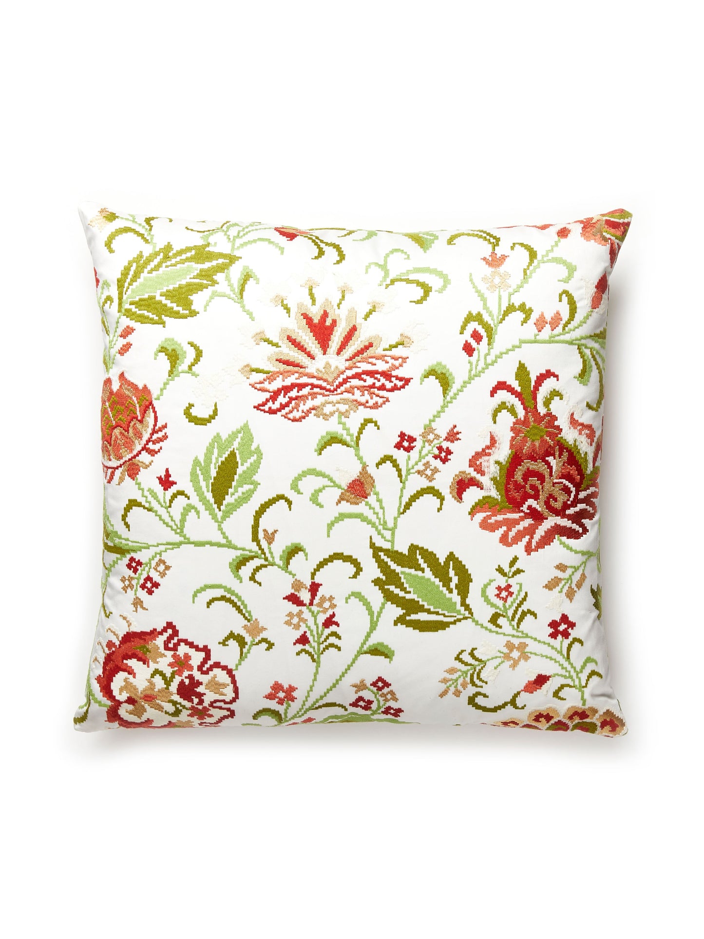 SCALAMANDRE PILLOWS   BOTANICAL / FOLIAGE 
FLORAL SQUARE    - SC 0004DELPPILL