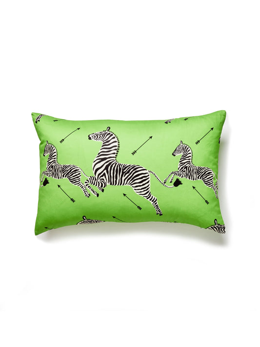 SCALAMANDRE PILLOWS   BIRD / ANIMAL 
GRAPHIC LUMBAR    - SC 0004LPZEBPILL NEW SKU # SCLPZEBPILL0004