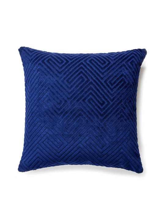 SCALAMANDRE PILLOWS   GEOMETRIC 
GREEK KEY / LABYRINTH SQUARE    - SC 0004MEANPILL NEW SKU # SCMEANPILL0004