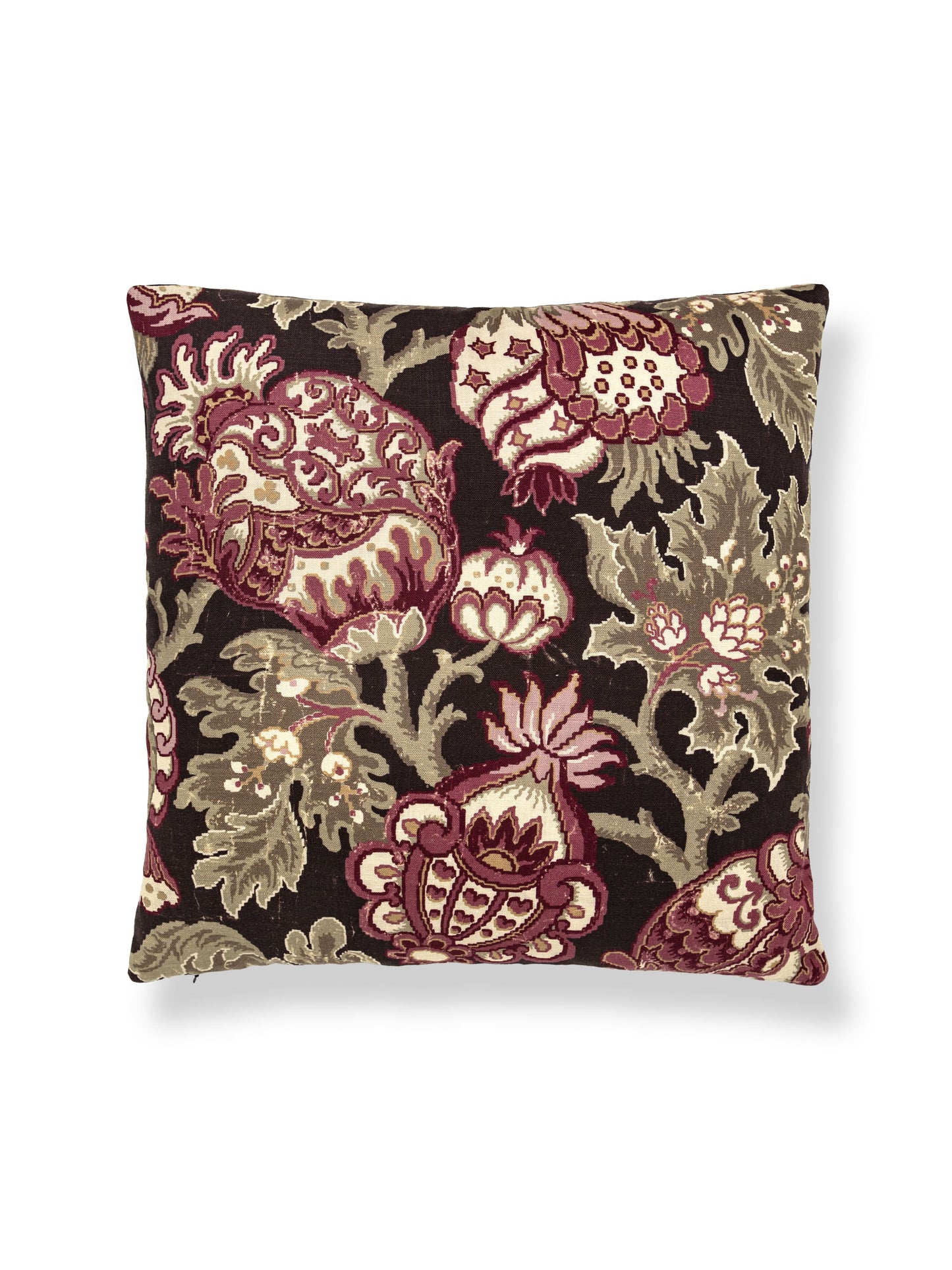 SCALAMANDRE PILLOWS   BOTANICAL / FOLIAGE 
FLORAL 
JACOBEAN / TREE OF LIFE SQUARE    - SC 0004SDDK16593