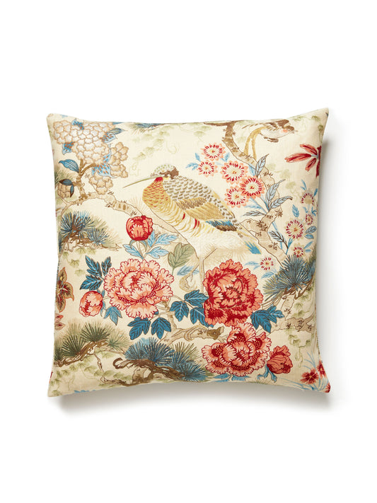 SCALAMANDRE PILLOWS   BIRD / ANIMAL 
BOTANICAL / FOLIAGE 
CHINOISERIE SQUARE    - SC 0004SDDK16601 NEW SKU # SCSDDK166010004