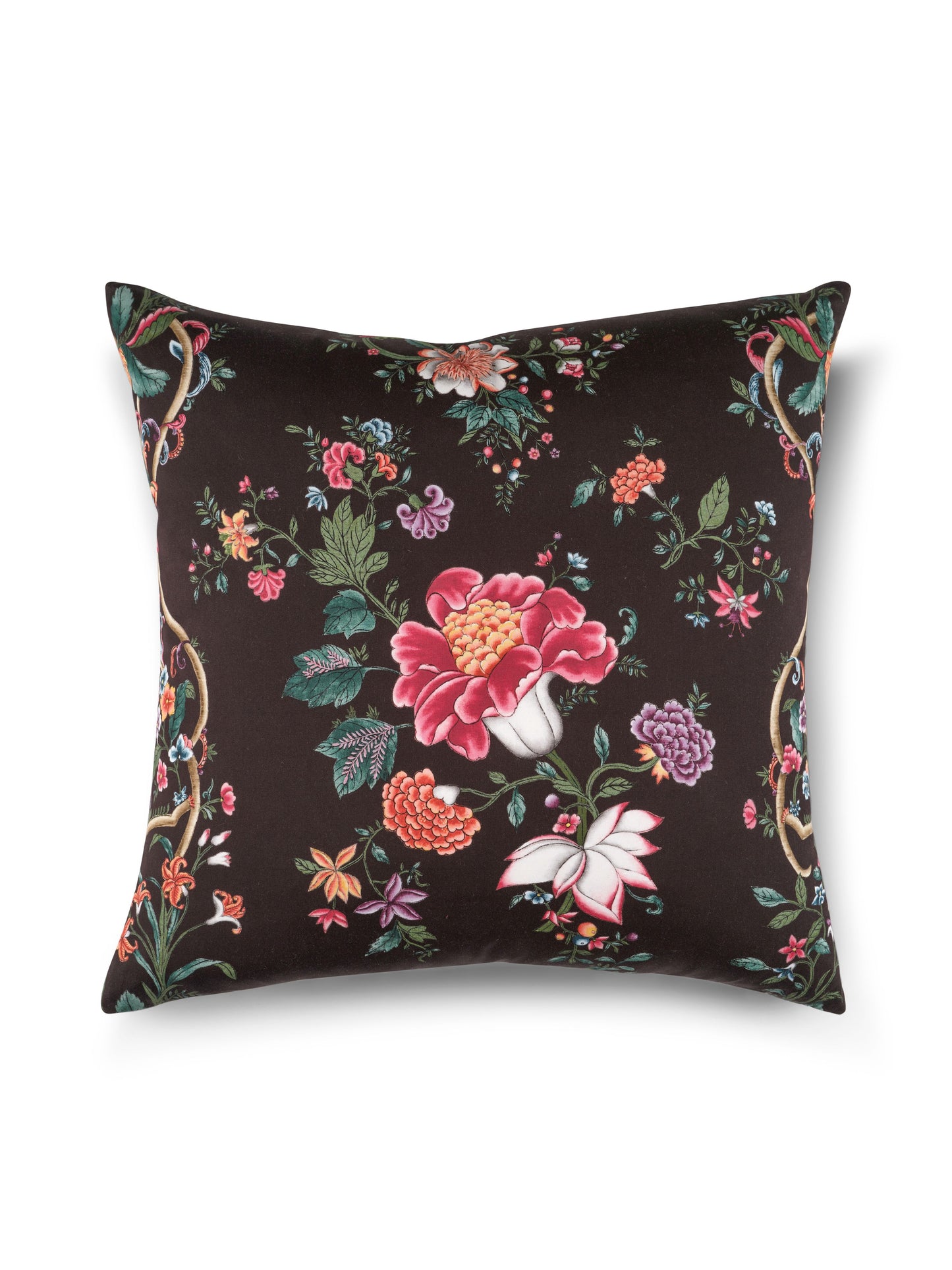 SCALAMANDRE PILLOWS   FLORAL 
FRETWORK / LATTICE SQUARE    - SC 0004SDDK16648