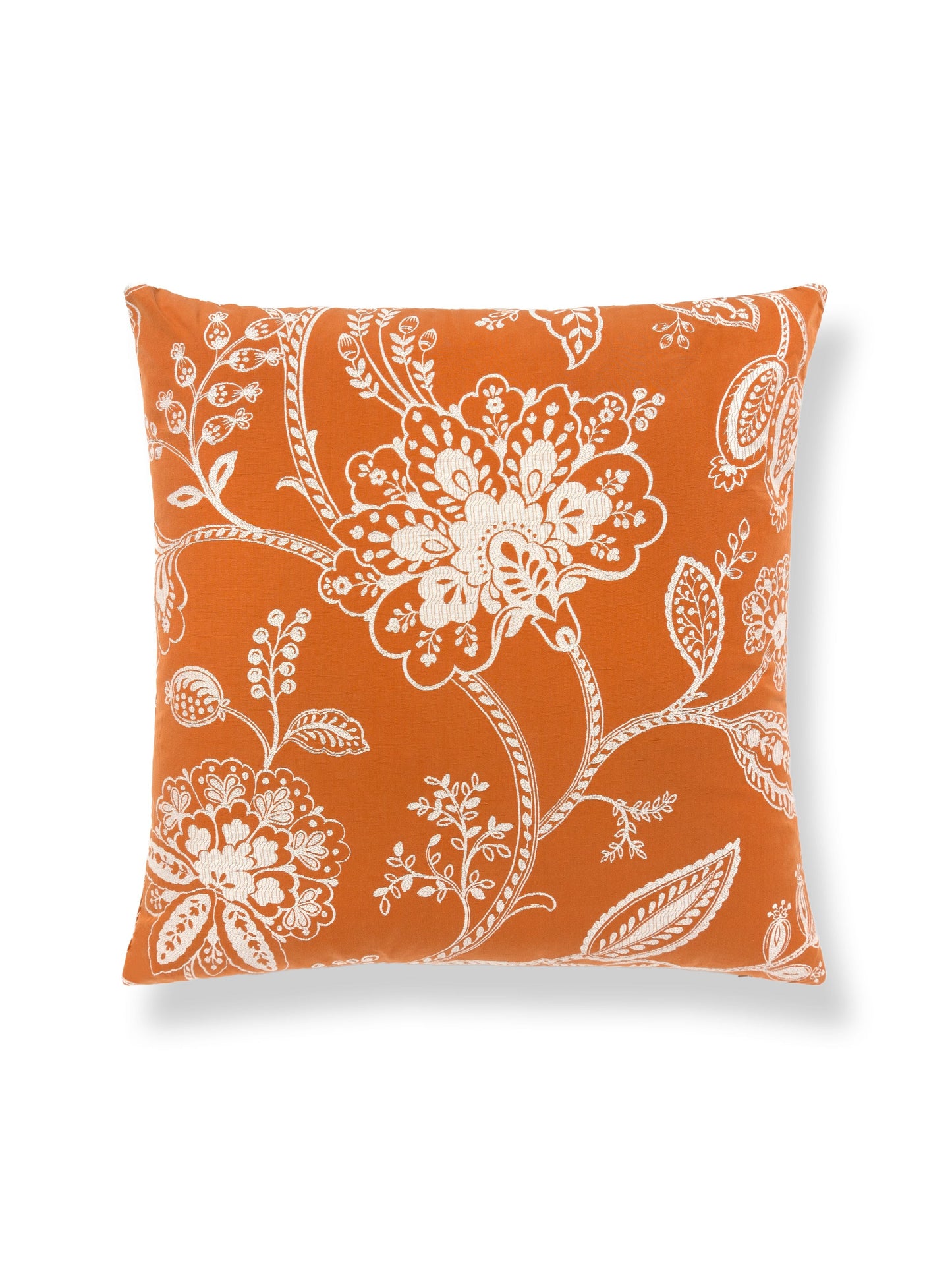 SCALAMANDRE PILLOWS   BOTANICAL / FOLIAGE 
FLORAL SQUARE    - SC 0004SDDK27011 NEW SKU # SCSDDK270110004
