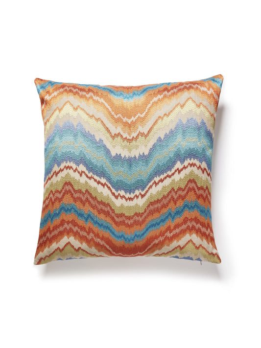SCALAMANDRE PILLOWS   CHEVRON / HERRINGBONE SQUARE    - SC 0004SDDK27096 NEW SKU # SCSDDK270960004