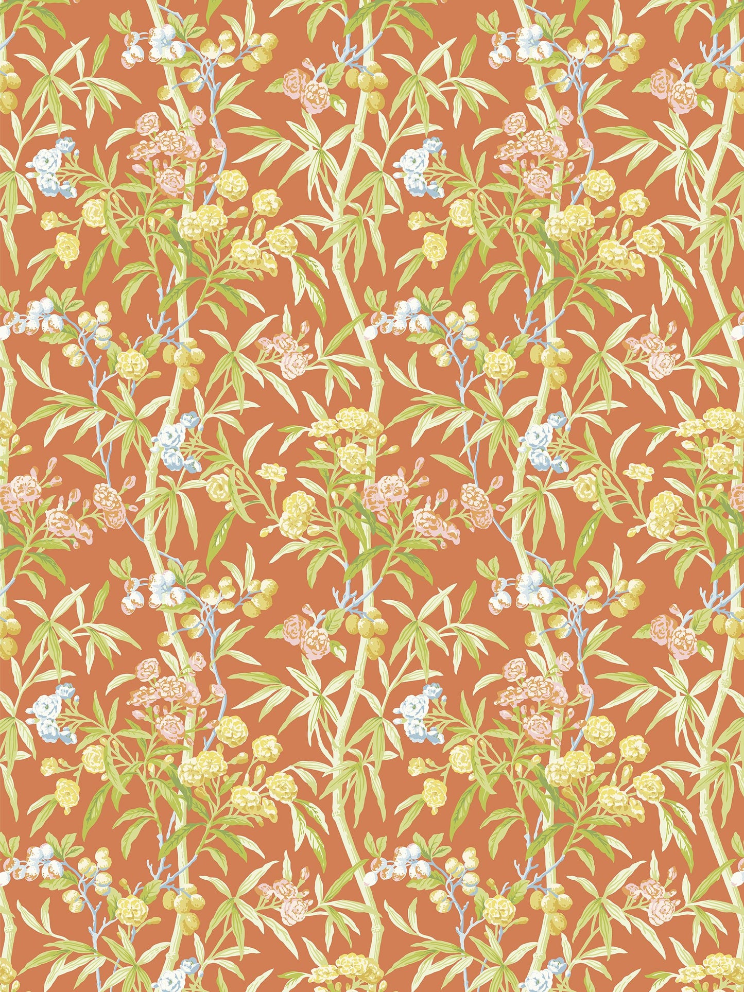 SCALAMANDRE  LANAI BOTANICAL , FOLIAGE 
FLORAL 
HISTORIC GUAVA   - SC 0004WP88431 NEW SKU # SCWP884310004