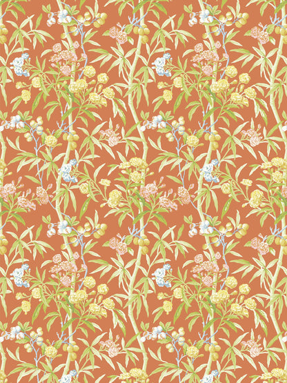 SCALAMANDRE  LANAI BOTANICAL , FOLIAGE 
FLORAL 
HISTORIC GUAVA   - SC 0004WP88431 NEW SKU # SCWP884310004