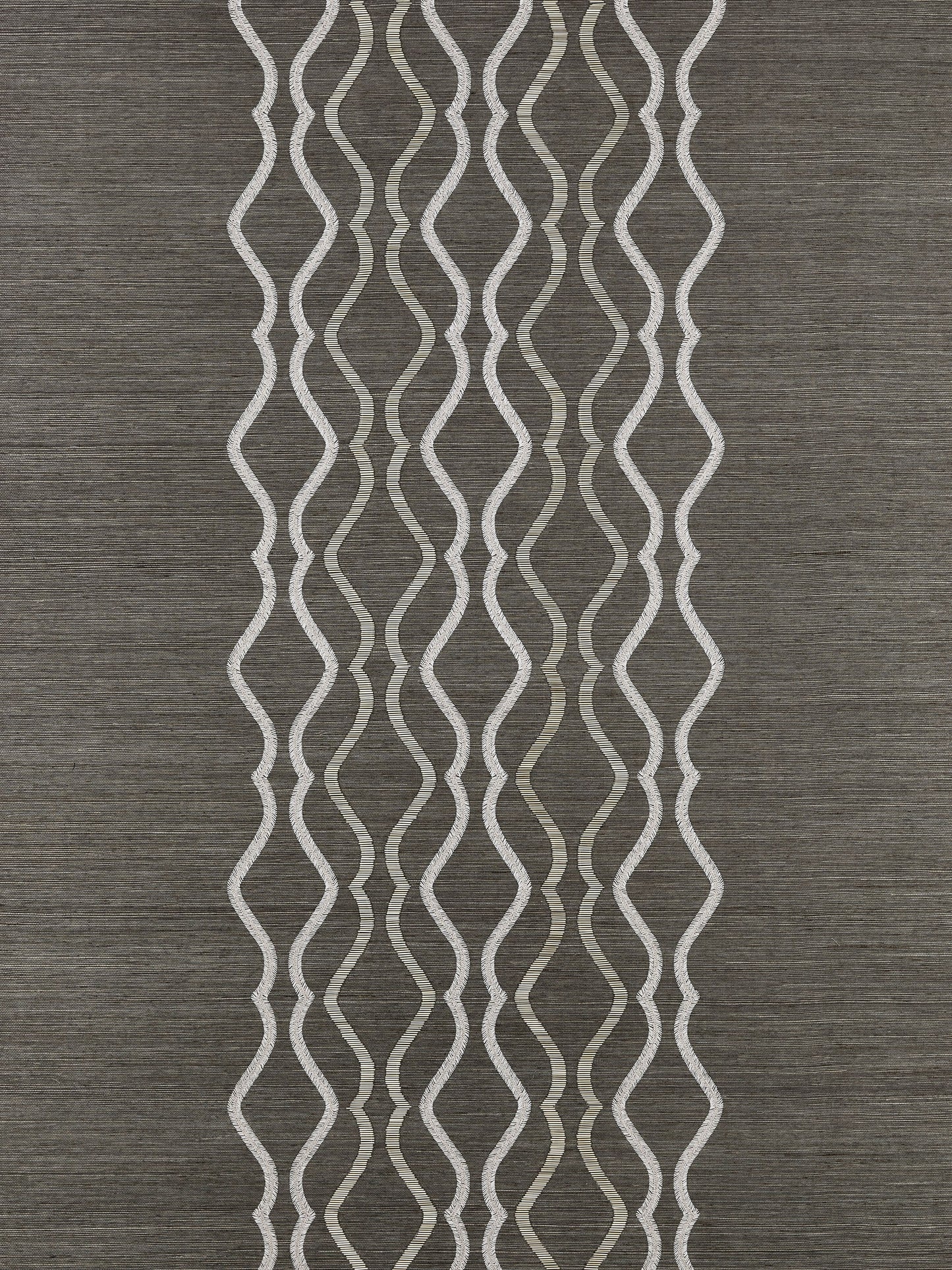 SCALAMANDRE  VALENTINA EMBELLISHED SISAL DIAMOND , OGEE 
FRETWORK , LATTICE 
STRIPE STERLING   - SC 0004WP88447 NEW SKU # SCWP884470004