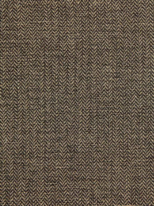 SCALAMANDRE OUTLET  FABRIC OXFORD HERRINGBONE WEAVE  FABRIC EBONY   - SC 000527006