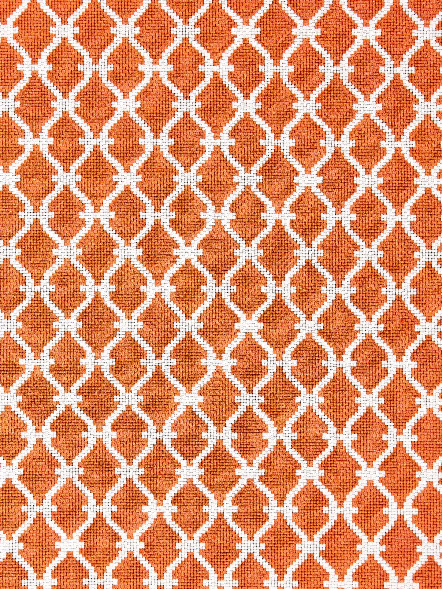 SCALAMANDRE  TRELLIS WEAVE FABRIC MANDARIN   - SC 000527009