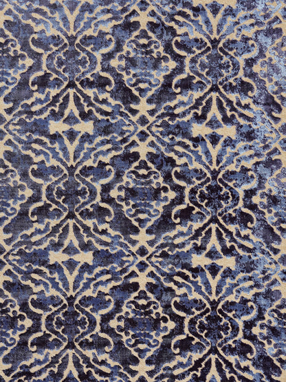 SCALAMANDRE  PALAZZO VELVET FABRIC INDIGO   - SC 000527084 NEW SKU # SC270840005