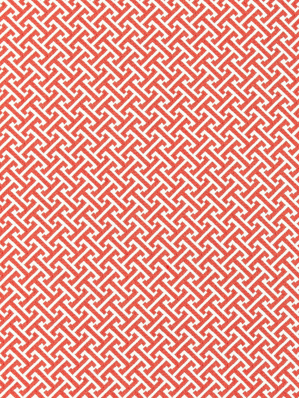 SCALAMANDRE  MANDARIN WEAVE FABRIC CORAL   - SC 000527102