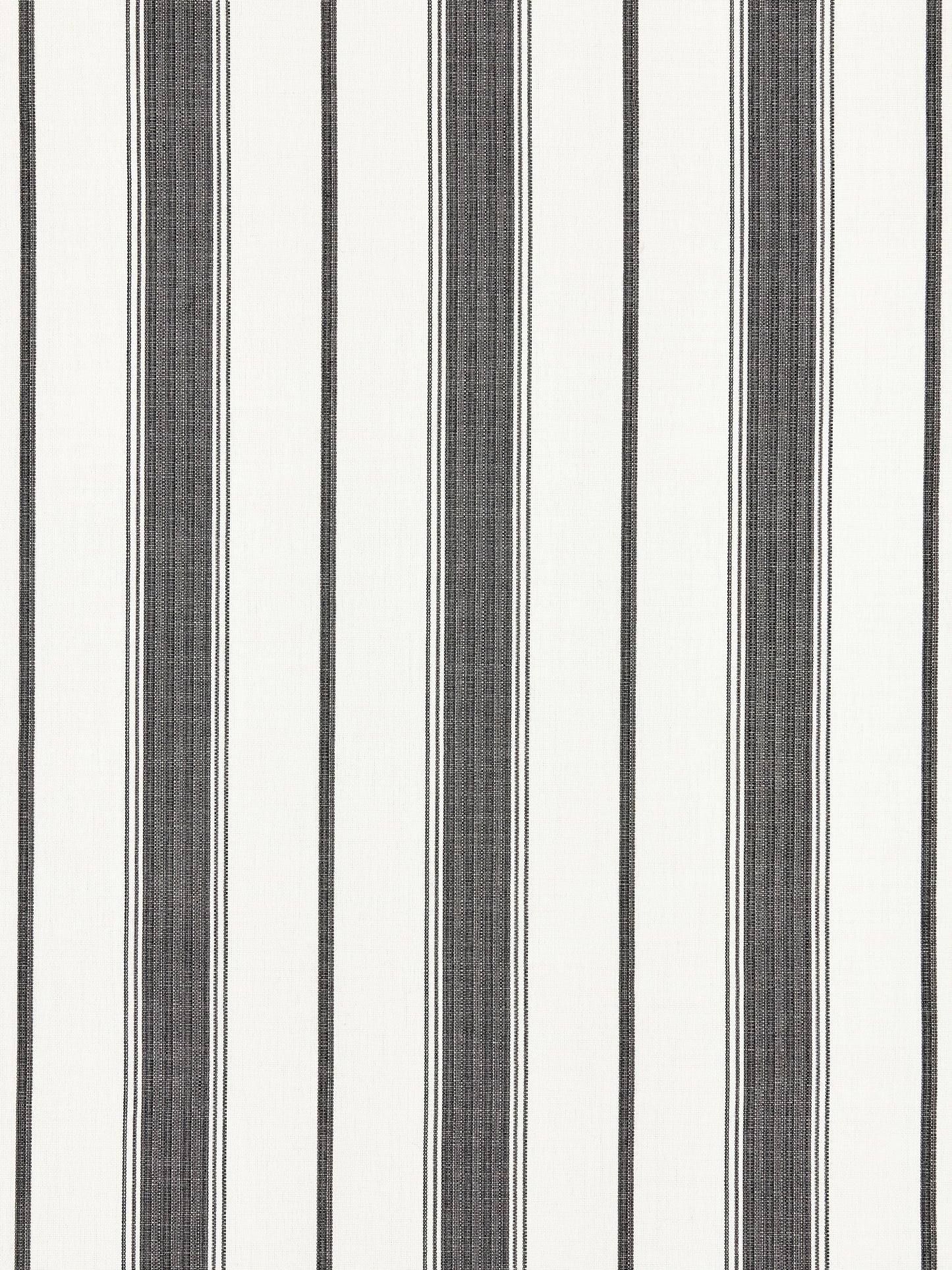 SCALAMANDRE  SCONSET STRIPE FABRIC CARBON   - SC 000527110